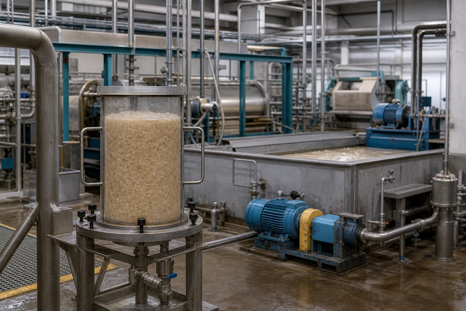 Recycled fiber stock preparation and approach-flow equipment in a paper mill